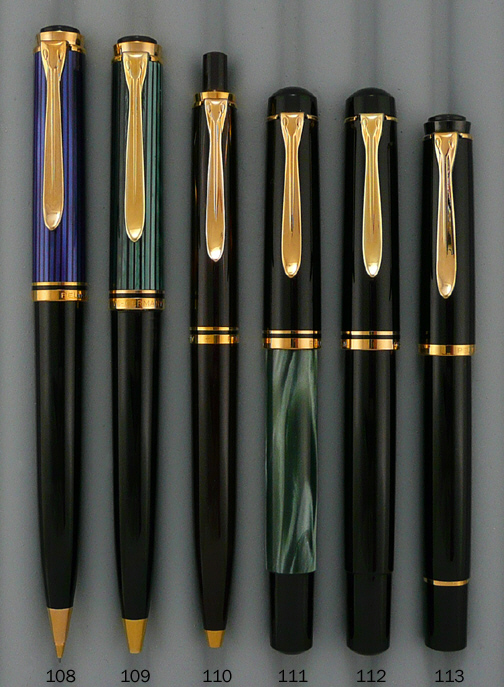 Pelikan 150 Fountain Pen, 800, 400 Ballpoint, 200 Rollerball, 800 Pencil
