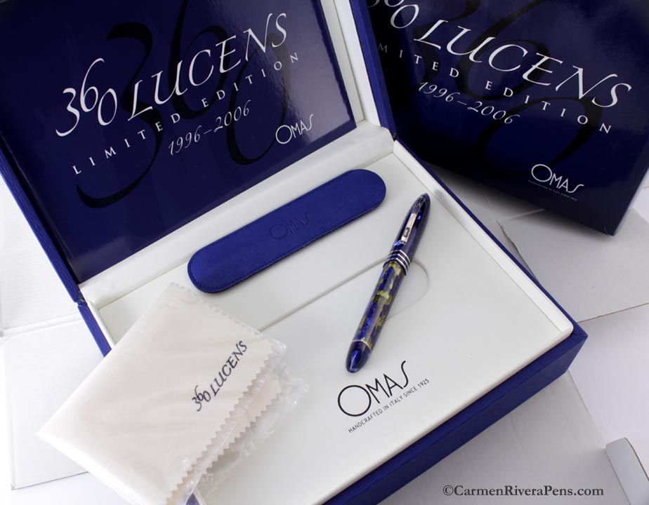 Omas 360 Lucens Celluloid Fountain Pen Limited Edition