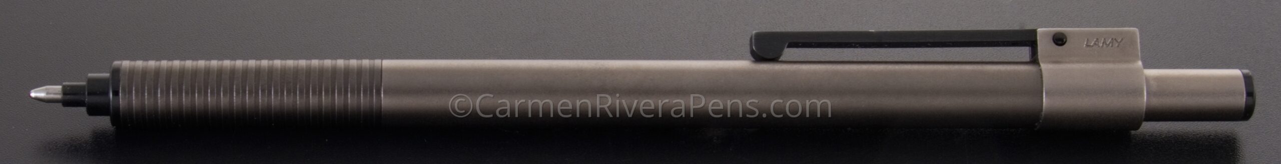 lamy unic stainless steel gunmetal gray ballpoint pen