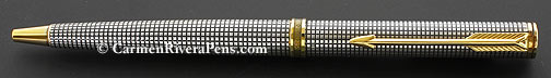 Parker 75 Premier Silver Cisele Ballpoint Pen