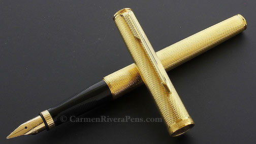 Parker 75 Premier Gold Grain D'orge Fountain Pen