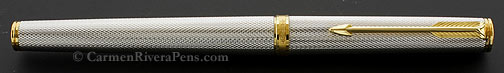 Parker 75 Premier Silver Grain D’orge Fountain Pen