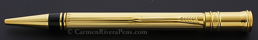 Parker Duofold Godron Gold Ballpoint Pen