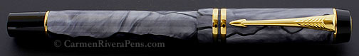 Parker Duofold International Streamlined Pearl Gray Fountain Pen