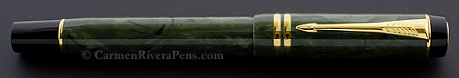 Parker Duofold Jade Streamlined Rollerball Pen © carmenriverapens.com