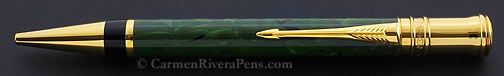 Parker Duofold Jade Green Ballpoint Pen