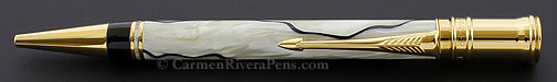 Parker Duofold Pearl Black Ballpoint Pen