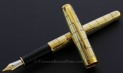 Parker Sonnet Gold Vermeil Crocodile Fountain Pen