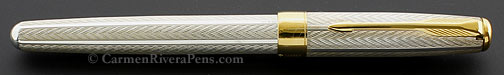 Parker Sonnet Premier Sterling Silver Fougére Fountain Pen