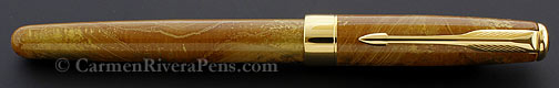 Parker Sonnet Premier Amber Chinese Lacquer Fountain Pen