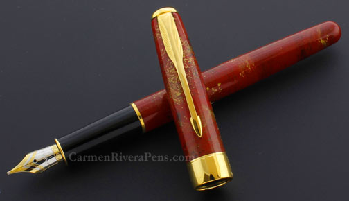 Parker Sonnet Premier Red Chinese Lacquer Fountain Pen