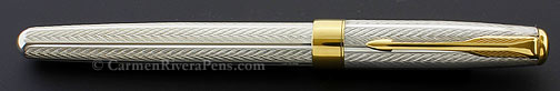 Parker Sonnet Premier Sterling Silver Fougére Rollerball Pen