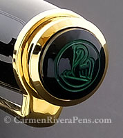 Pelikan M400 Green Stripe Fountain Pen