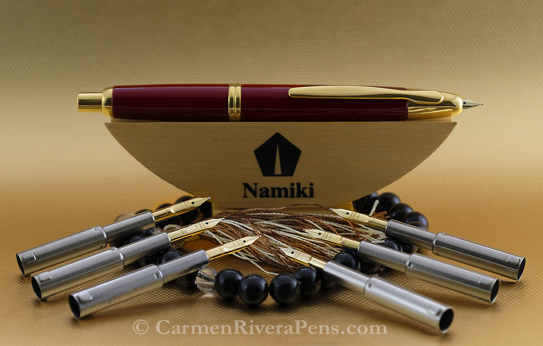 Pilot Namiki Vanishing Point Capless 14K Gold Medium Nibs