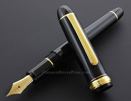 Platinum Century #3776 Black Fountain Pen