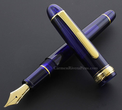 Platinum Century #3776 Chartres Blue Fountain Pen