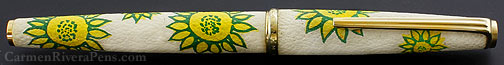 Platinum Yellow Marguerite Sheepskin Fountain Pen