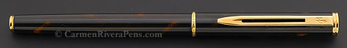 Waterman Black Lacquer Executive Fountain Pen