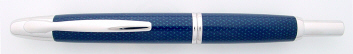 Pilot Vanishing Point Fountain Pen - Blue Carbonesque