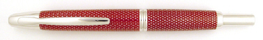 2003 Pilot Vanishing Point Fountain Pen - Red Carbonesque