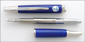 Pilot Namiki Capless Vanishing Point Decimo Sparkly Blue