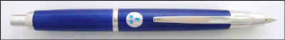 Pilot Namiki Capless Vanishing Point Decimo Sparkly Blue
