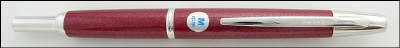 Pilot Namiki Capless Vanishing Point Decimo Sparkly Red Fountain Pen